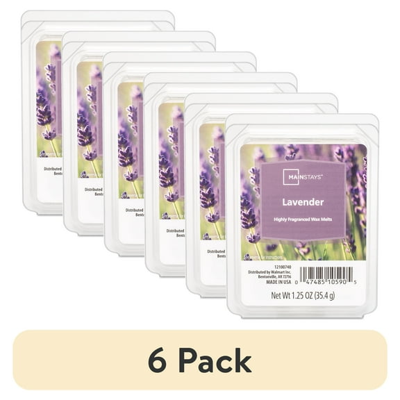 (6 pack) Mainstays Lavender Scented Wax Melts, 1.25 oz