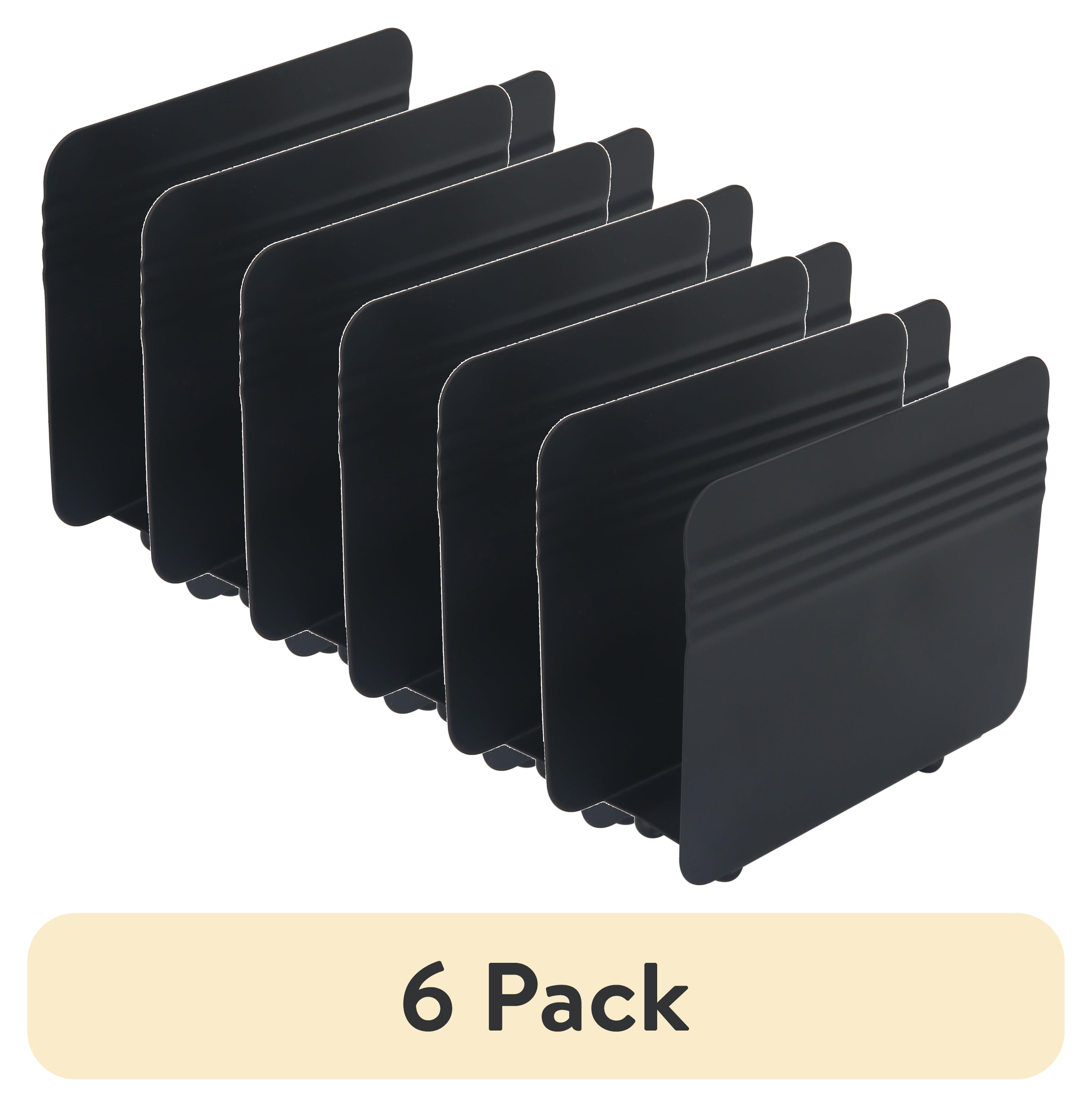 (6 pack) Mainstays Metal Napkin Holder, Black, Single, A Practical Choice for Everyday Kitchen Organization