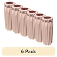thumbnail interactive-video image 1 of (6 pack) Mainstays Plastic Ribbed Round Vase, Pink Blush, Indoor, 1 of 11
