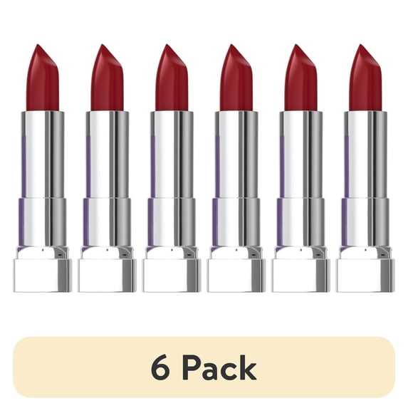 (6 pack) Maybelline Color Sensational Cream Finish Lipstick, Plum Rule