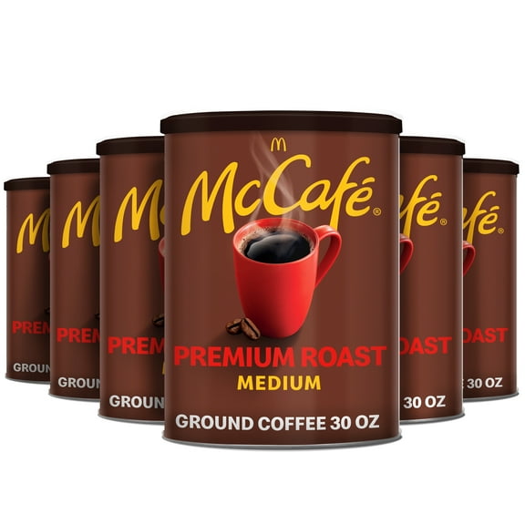 (6 pack) McCafe Premium Roast, Medium Roast, Ground Coffee, 30 oz