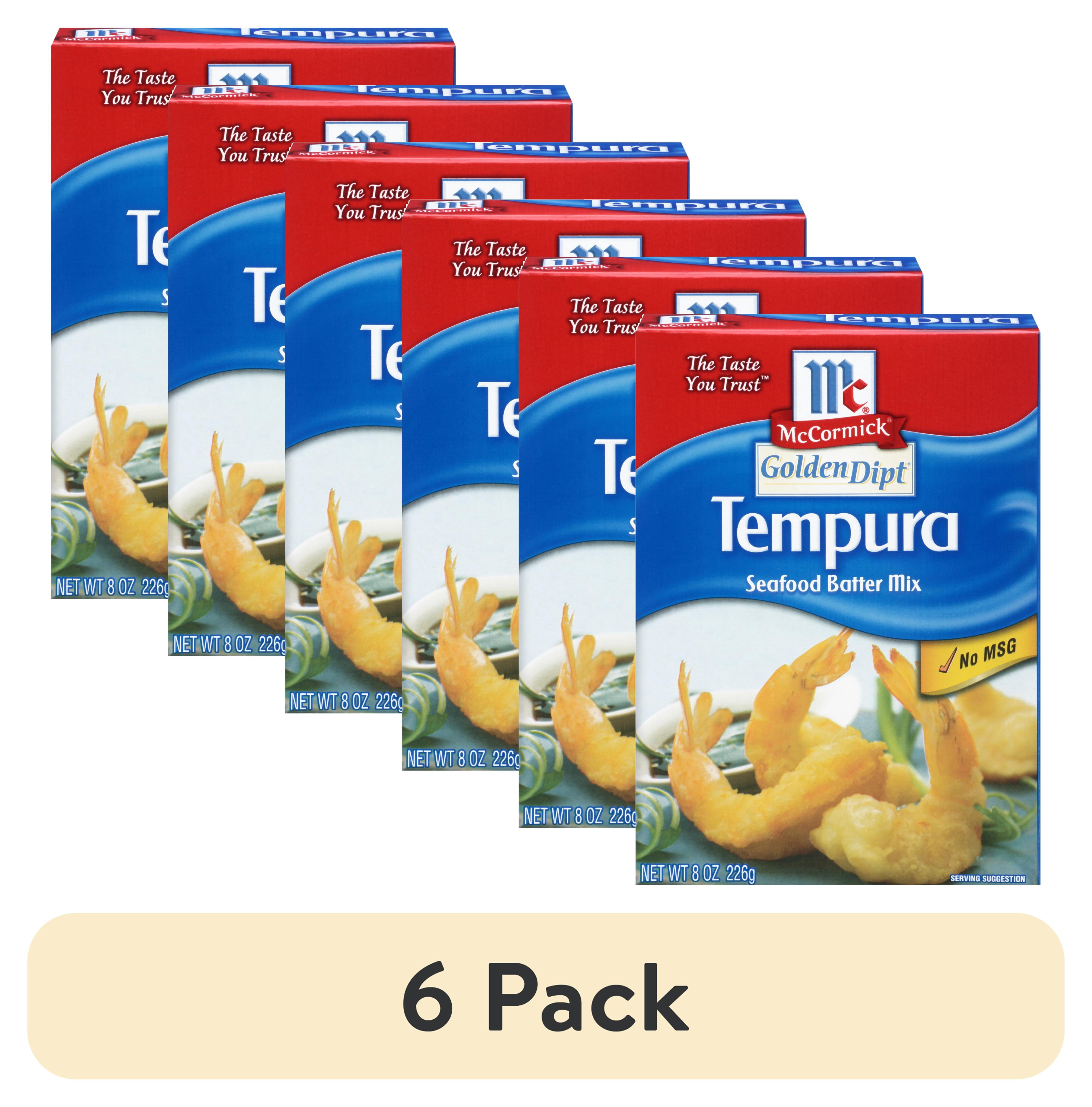 McCormick, Tempura Seafood Batter Mix, 8 oz Box, No MSG - Walmart.com
