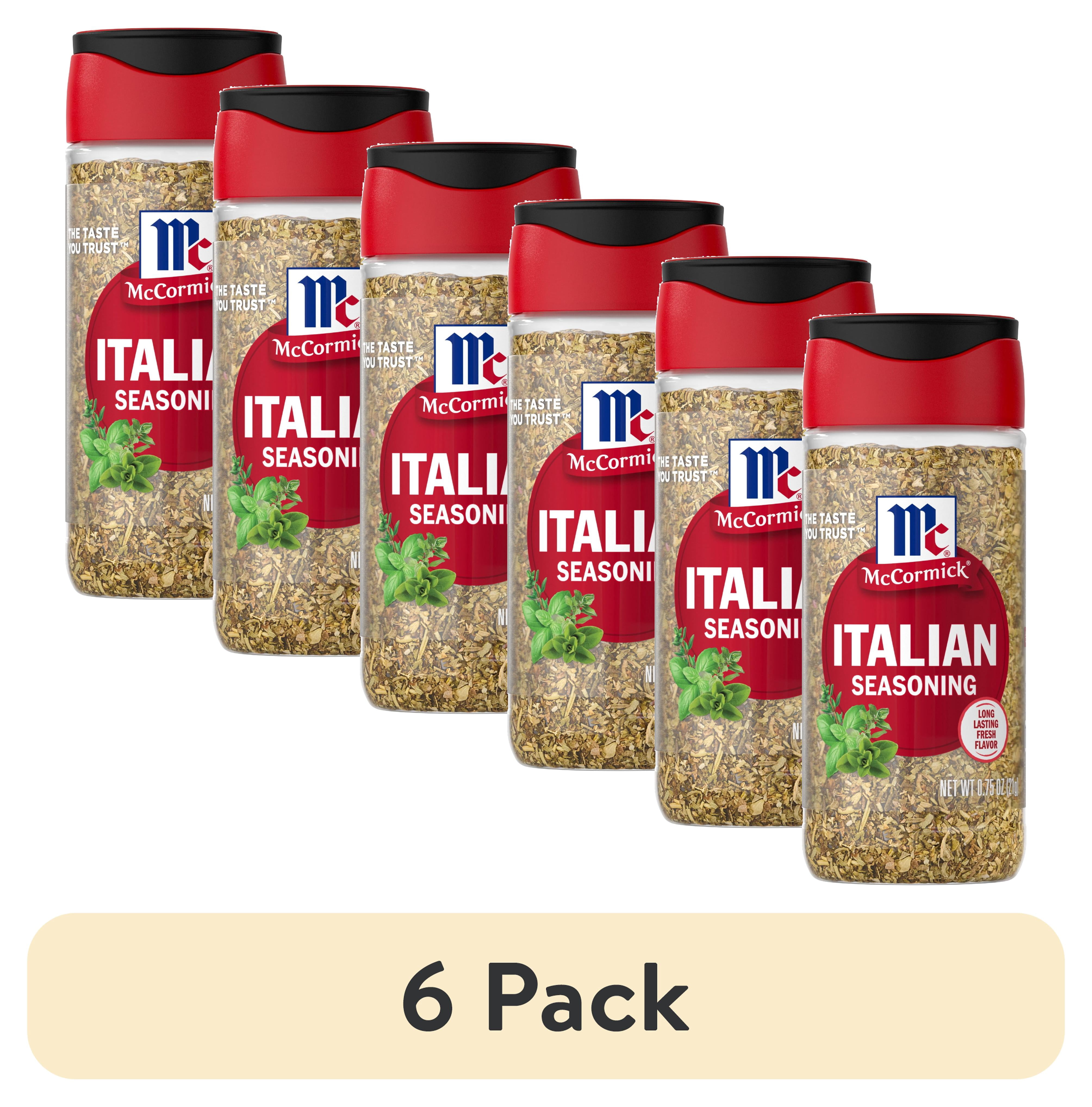 (6 pack) McCormick Italian Seasoning, 0.75 oz Bottle