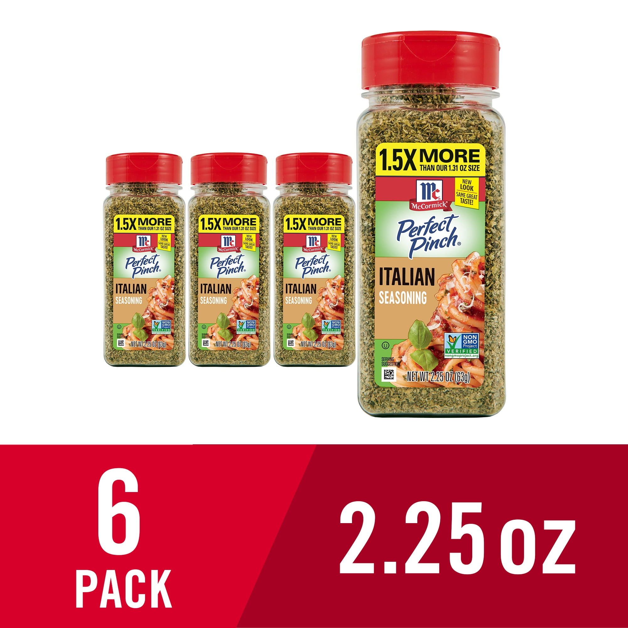 (6 pack) McCormick Italian Seasoning, 2.25 oz Bottle