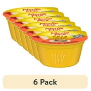 (6 pack) Meow Mix Pate in Gravy With Real Chicken & Tuna, Wet Cat Food, 2.75 oz Cup