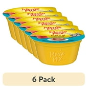 (6 pack) Meow Mix Pate in Gravy With Real Tuna & Salmon, Wet Cat Food, 2.75 oz Cup