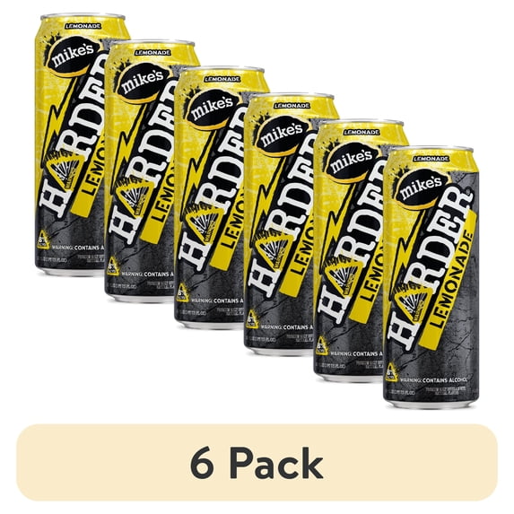 (6 pack) Mike's Harder Lemonade Original, 23.5 fl oz Can, 8% ABV
