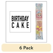 6 pack Milk Magic Birthday Cake Milk Flavoring Straws 4 Count