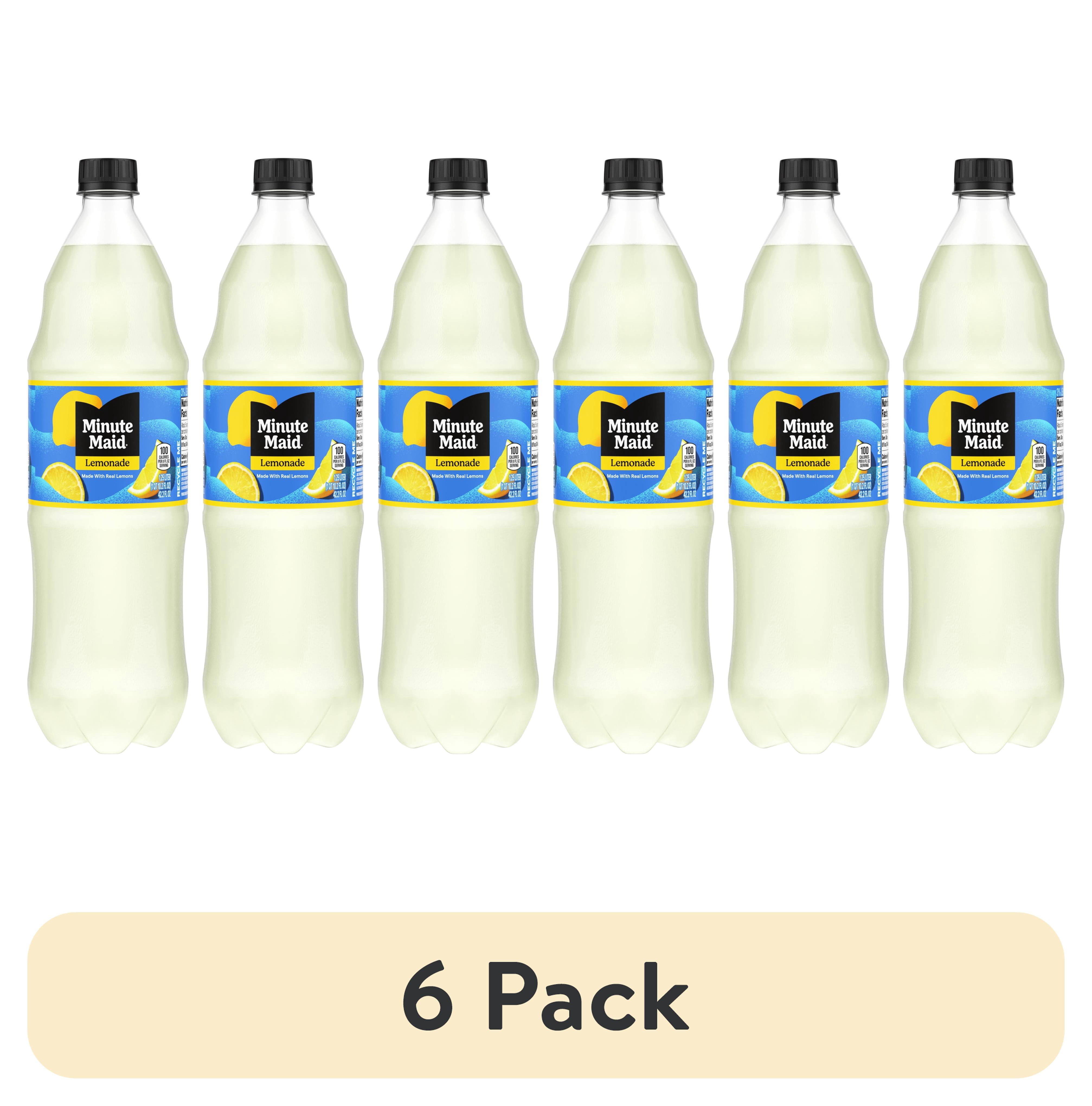 (6 pack) Minute Maid Lemonade Made w/ Real Lemons, 1.25 Liters
