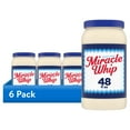 thumbnail image 1 of (6 pack) Miracle Whip Mayo-like Dressing Value Size Jar, 48 fl oz, 1 of 15