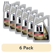 6 pack Mobil 1 Extended Performance High Mileage Full Synthetic Motor Oil 0W-20, 5 Quart