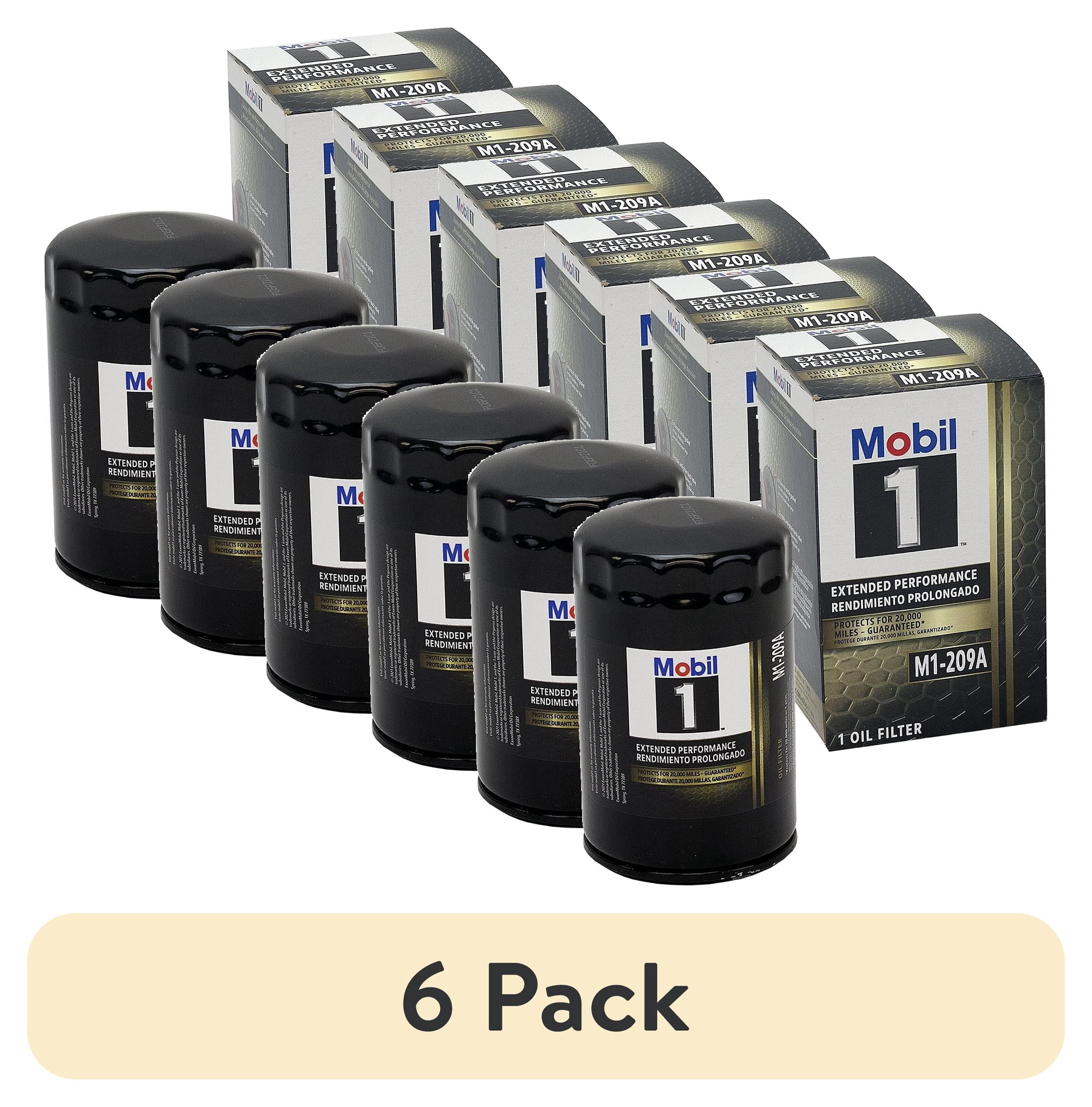 (6 pack) Mobil 1 Extended Performance Oil Filter M1-209A, Protects for 20,000 Miles