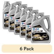 6 pack Mobil Delvac 1 ESP Heavy Duty Full Synthetic Diesel Engine Oil 5W-40, 1 Gal.