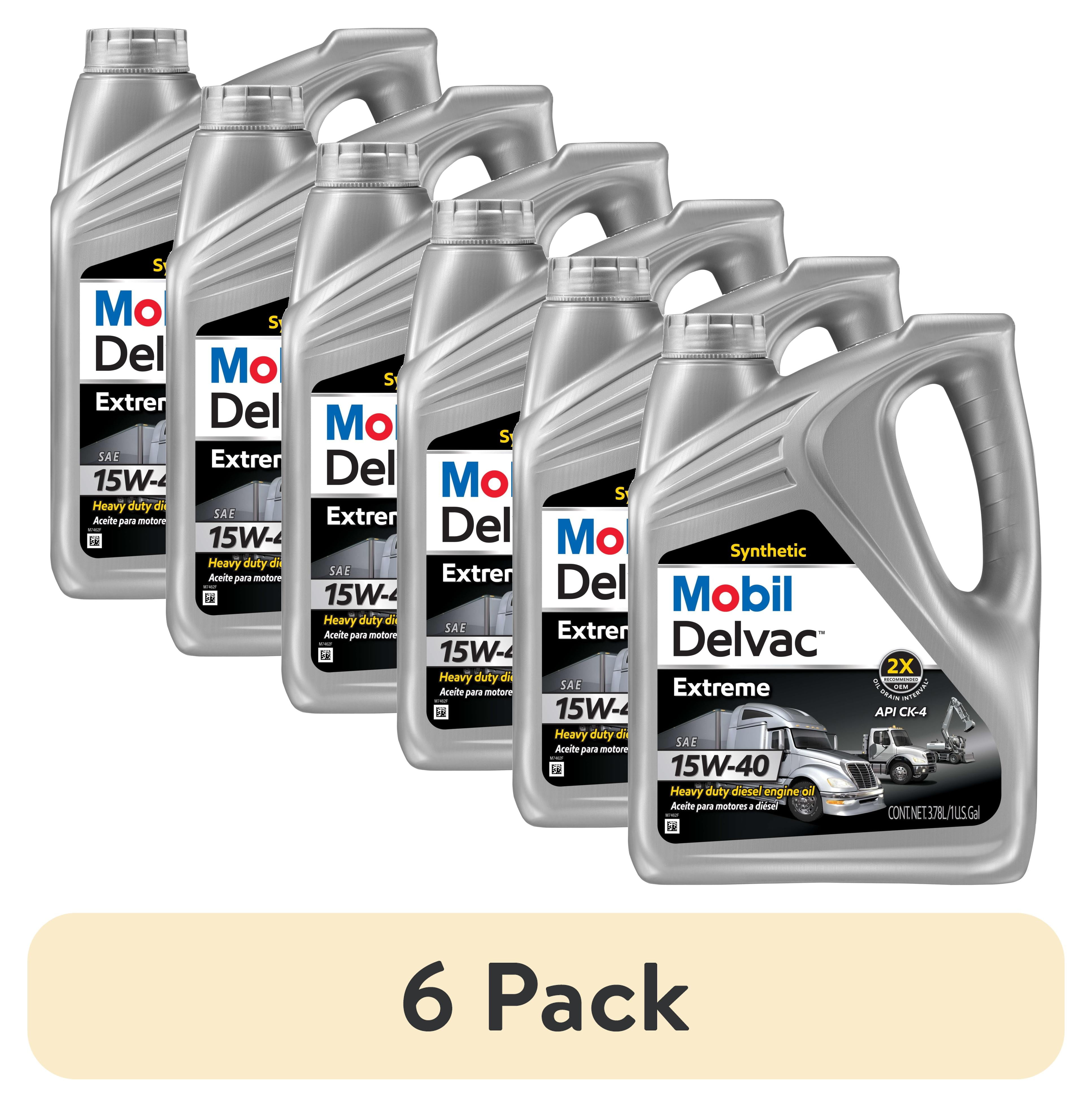 4 pack) Mobil Delvac Extreme Heavy Duty Full Synthetic Diesel