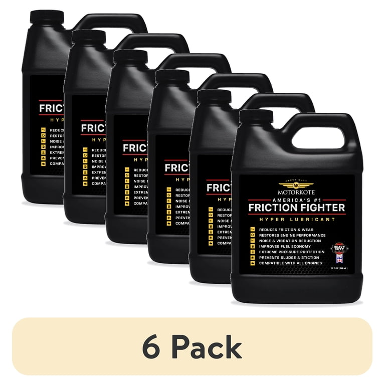 6 pack) MotorKote Hyper Lubricant, Engine Treatment Gas or Diesel