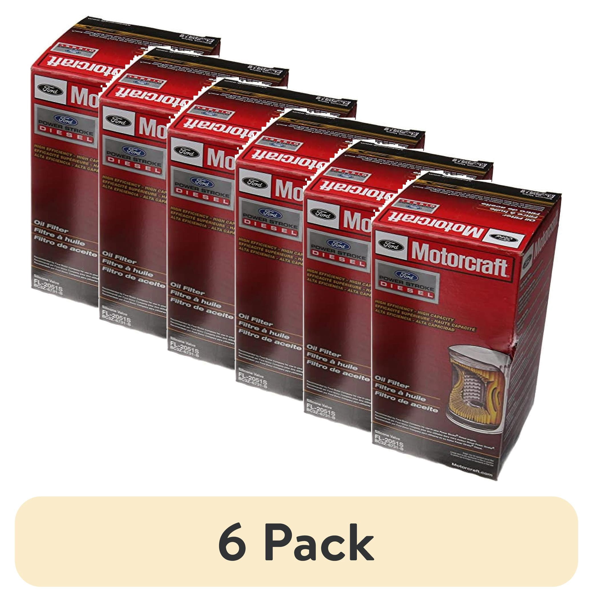 (6 pack) Motorcraft FL2051S Original Equipment Oil Filter Fits select: 2011-2022 FORD F250, 2011-2022 FORD F350