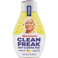 (6 pack) Mr. Clean Clean Freak All Purpose Cleaner Spray, Multi-Surface Cleaning, Lemon, Refill, 16 fl oz