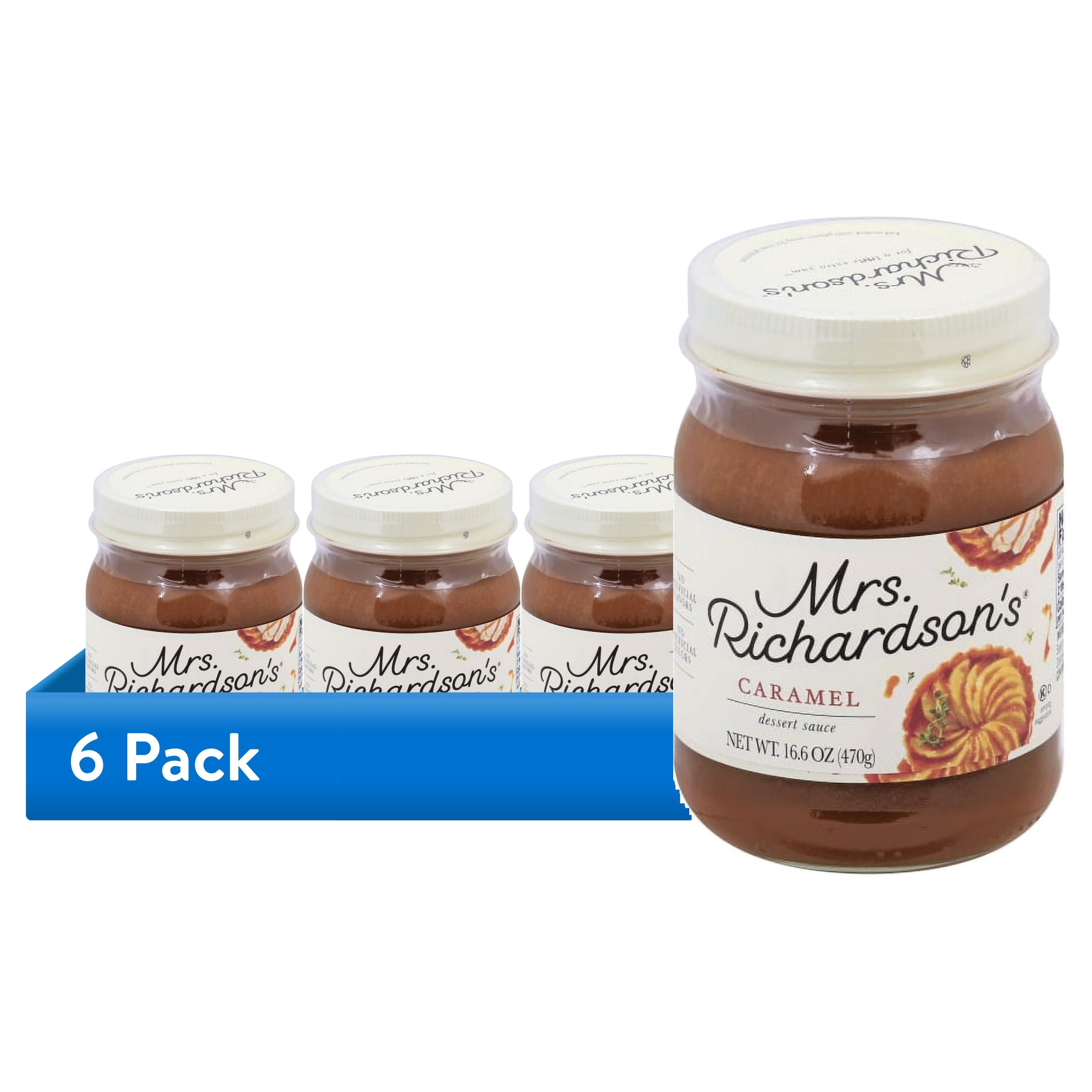 (6 pack) Mrs. Richardson's, Topping Caramel, 16.6oz