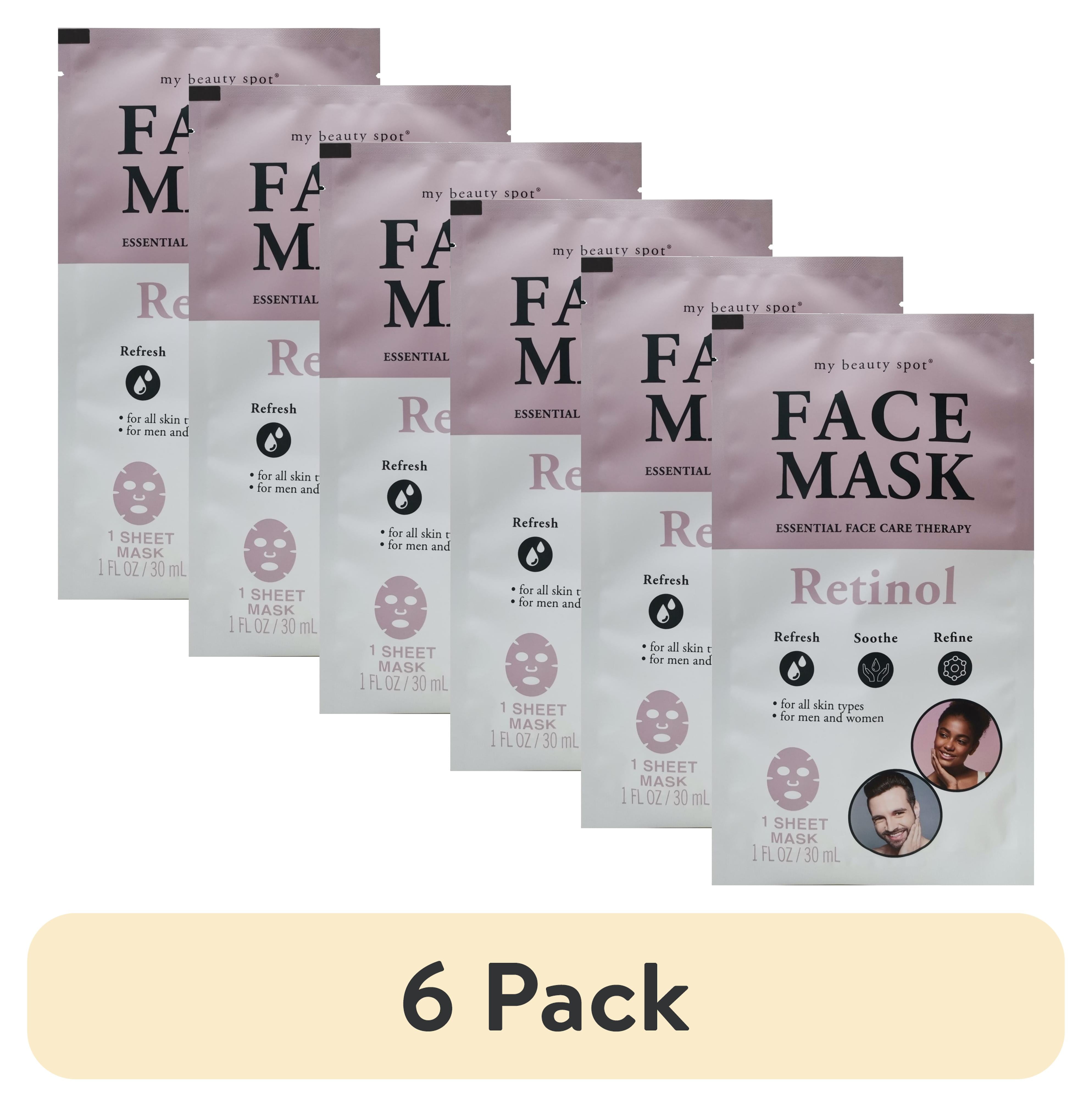 (6 pack) My Beauty Spot Face Mask Essential Care Therapy Retinol
