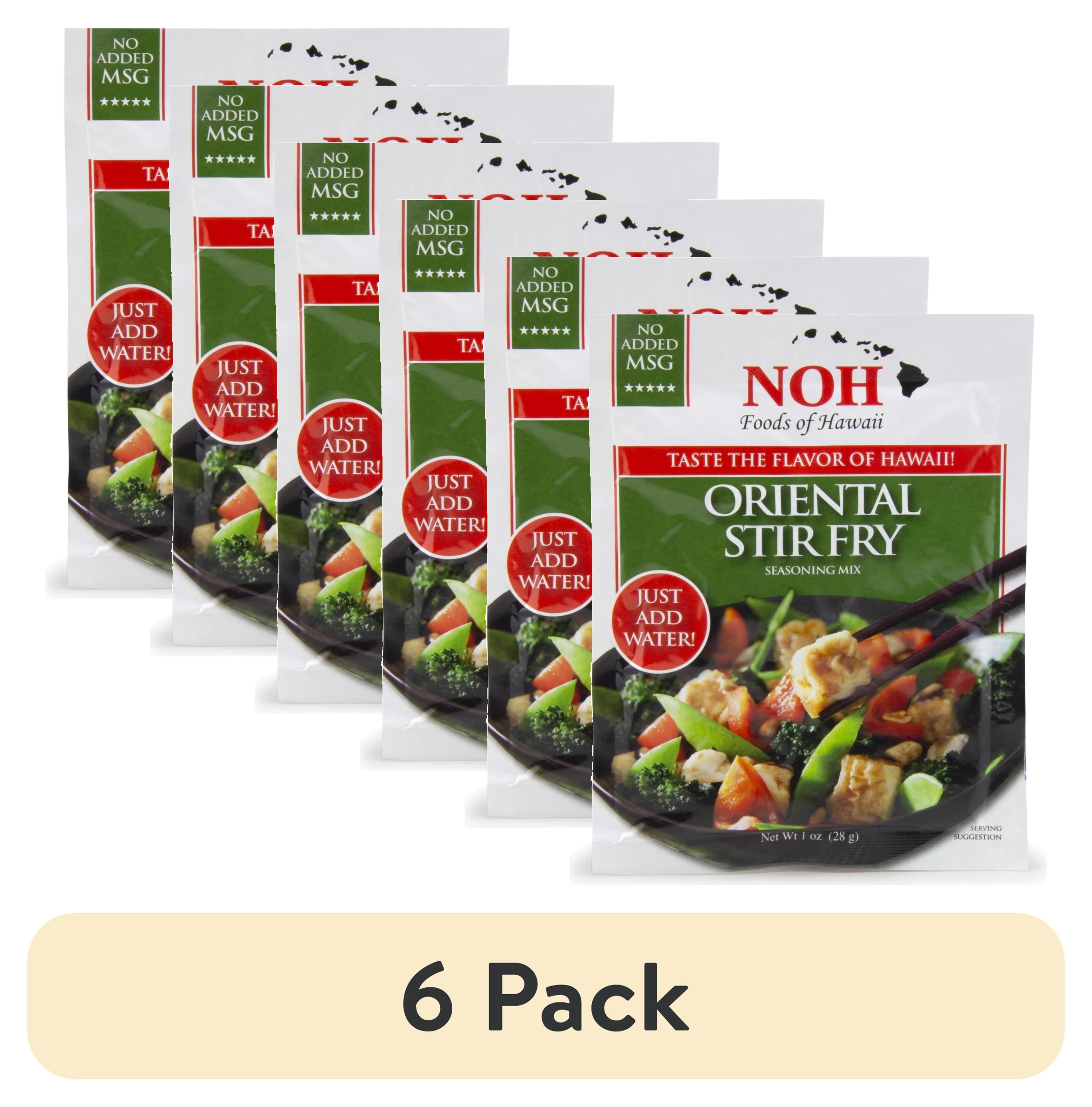 (6 pack) NOH Oriental Stir Fry Seasoning Mix, 1 oz