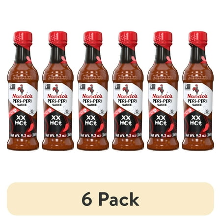 (6 pack) Nando's XX Hot Peri-Peri Sauce 9.2 oz