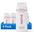 thumbnail interactive-video image 1 of (6 pack) Native Body Wash, Cherry & Vanilla Macaron, Sulfate Free, for Women & Men, 18 fl oz, 1 of 16