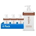 thumbnail interactive-video image 1 of (6 pack) Native Coconut & Vanilla Conditioner 16.5 fl oz, 1 of 8