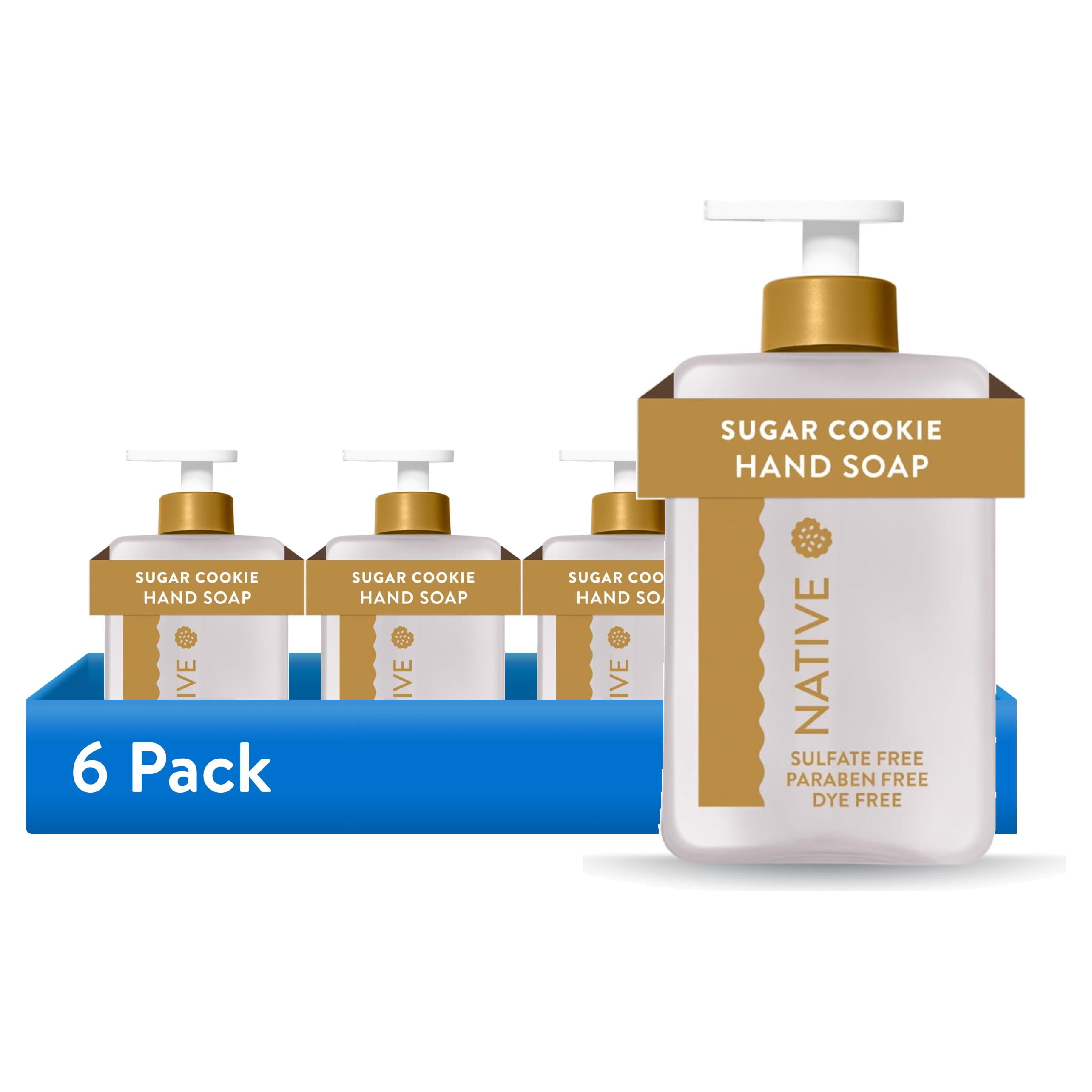 (6 pack) Native Sugar Cookie Limited Edition Liquid Hand Soap 13OZ
