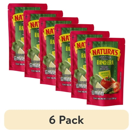 (6 pack) Natura's Tomato Sauce Ranchera, 7.1 oz (12 Pack)