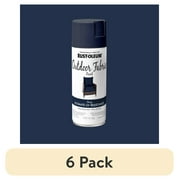 6 pack Navy, Rust-Oleum Outdoor Fabric Spray Paint-358832, 12 oz
