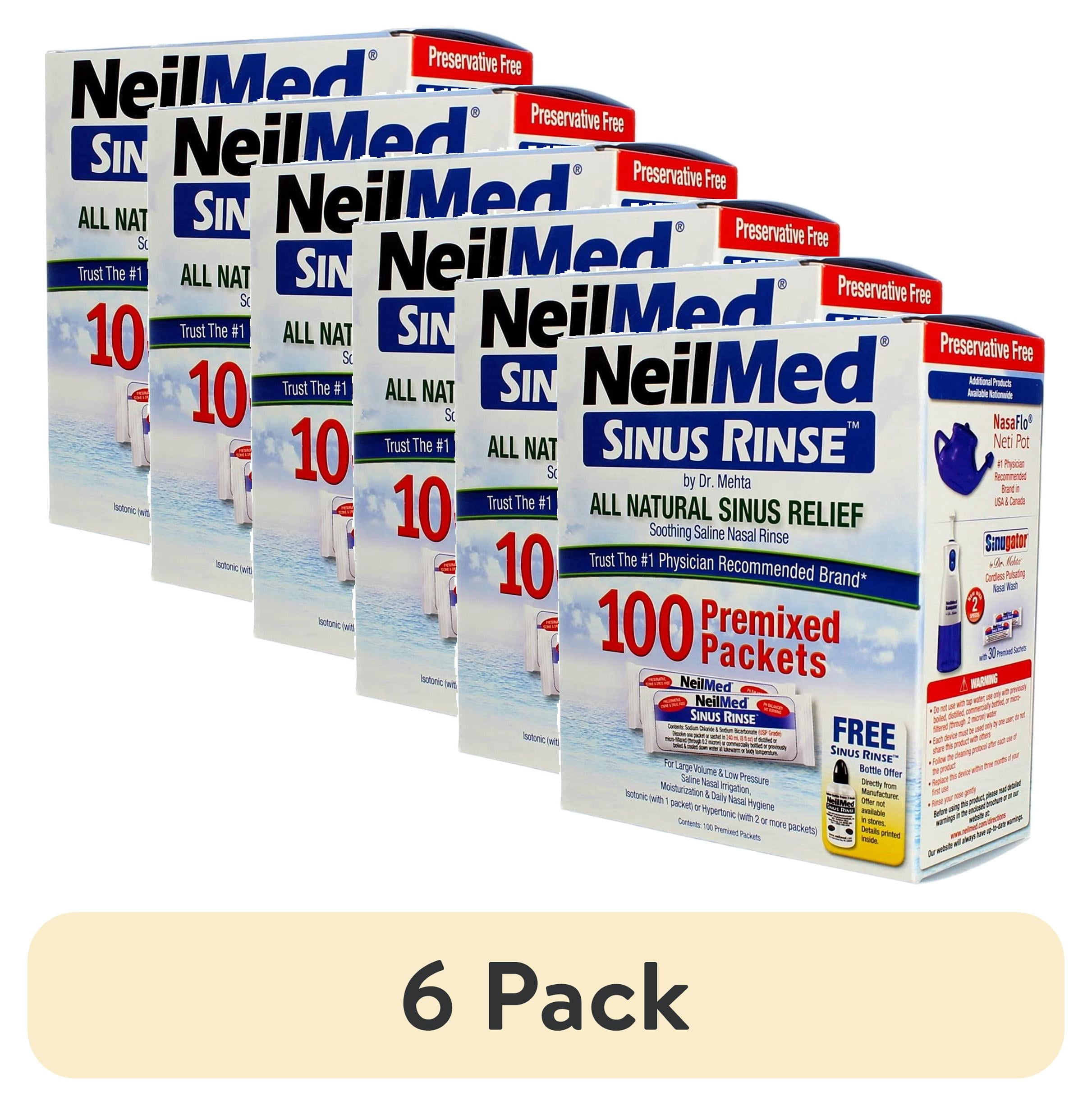 4 pack) NeilMed Pharmaceuticals - Sinus Rinse, All Natural Relief