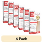 6 pack Neo G Opti-Heal Silicone Scar & Wound Recovery Strips 1.6x4, 3 Count, FSA/HSA Eligible