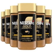 (6 pack) NESCAFÉ Gold Espresso Blonde, Instant Coffee, 3.5 oz, 6 Pack of Jars