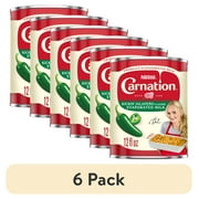(6 pack) Nestle Carnation Kickin' Jalapeno Flavored Evaporated Milk for Macaroni and Cheese, Shelf Stable Milk, 12 oz