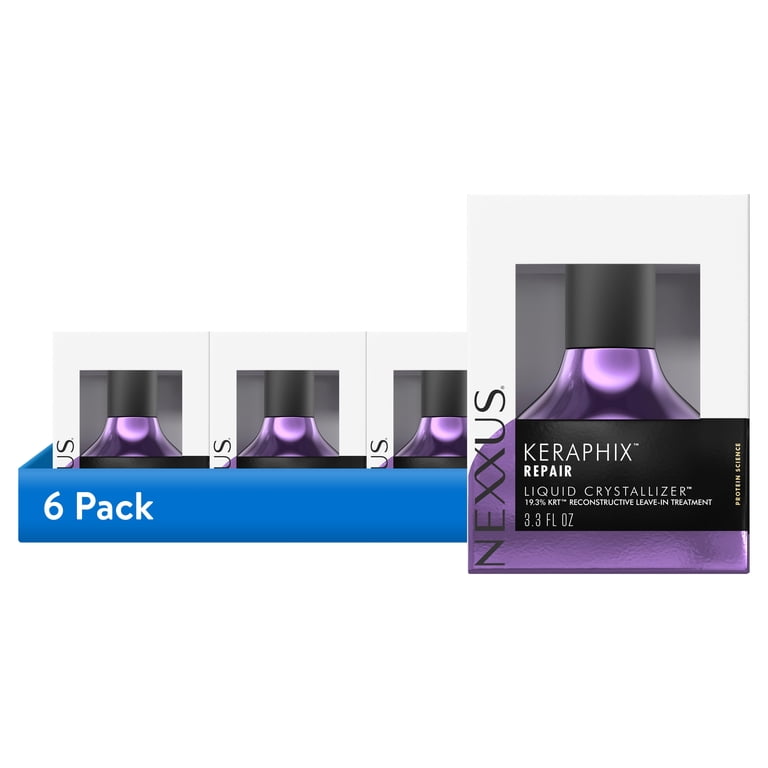 6 pack) Nexxus Keraphix Liquid Crystallizer Reconstructive Leave