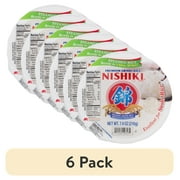 (6 pack) Nishiki Premium Grade Steamed White Rice, 7.4 oz, Allergen-Free