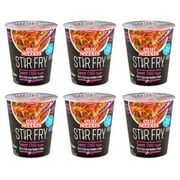 (6 pack) Nissin Foods Cup Noodles Stir Fry Ramen Noodles, Sweet Chili Flavor, 2.93 oz Cup, Shelf-Stable
