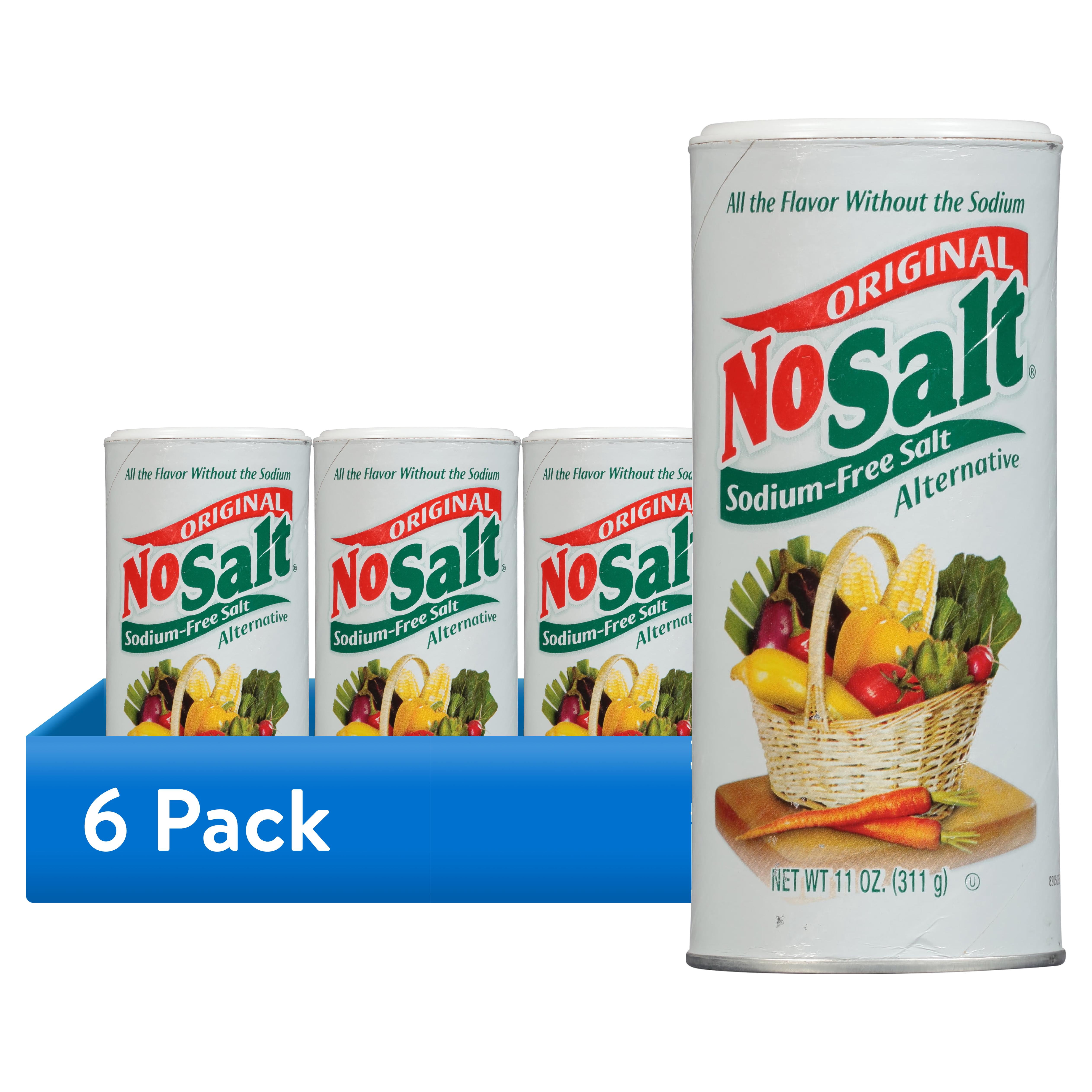 (1 pack) NoSalt Original Sodium-Free Salt Alternative, 11.0 oz Bottle ...