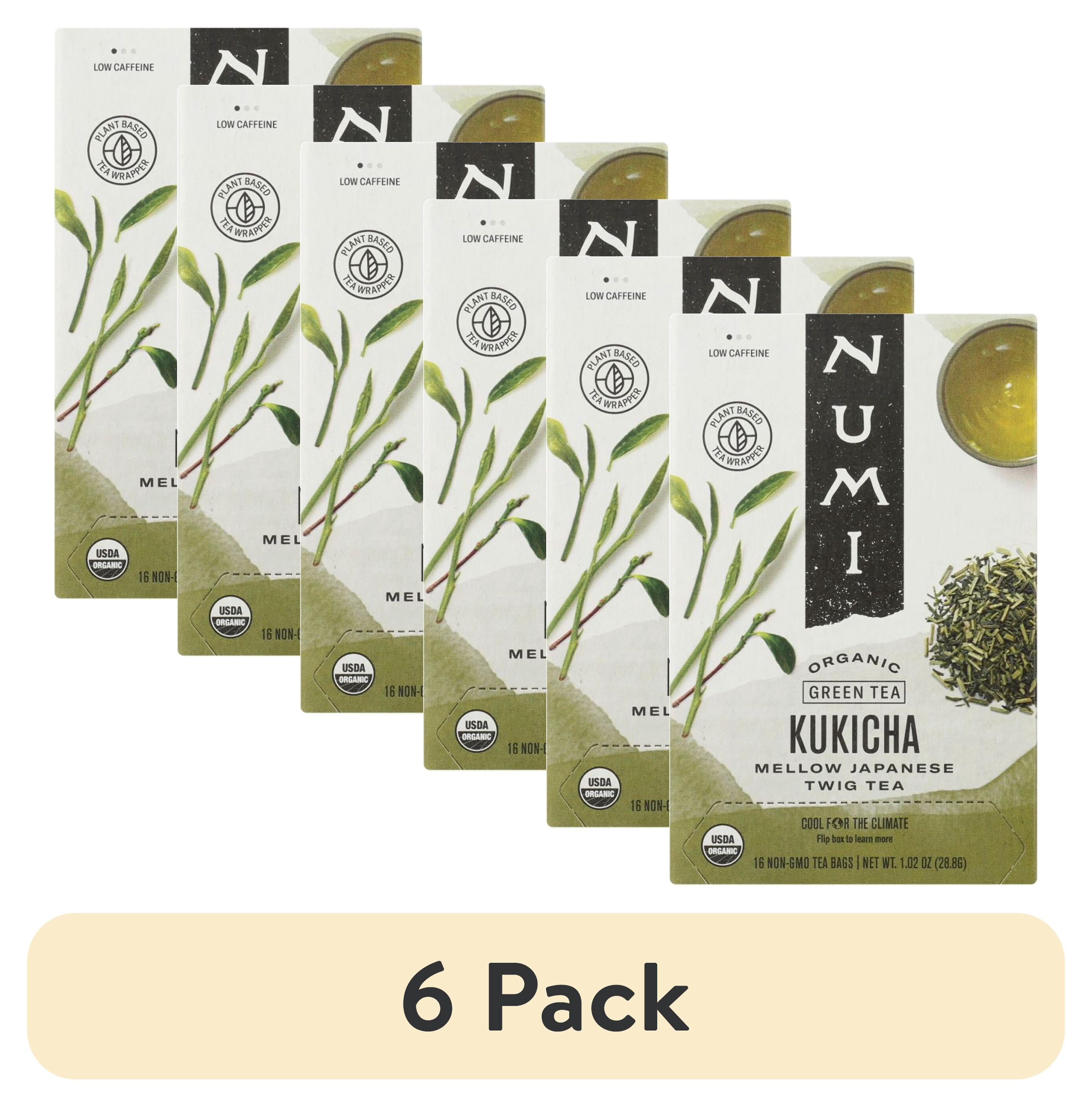 Numi Organic Yuzu Bancha Tea, 16 Tea Bags (Pack of 3) Roasted