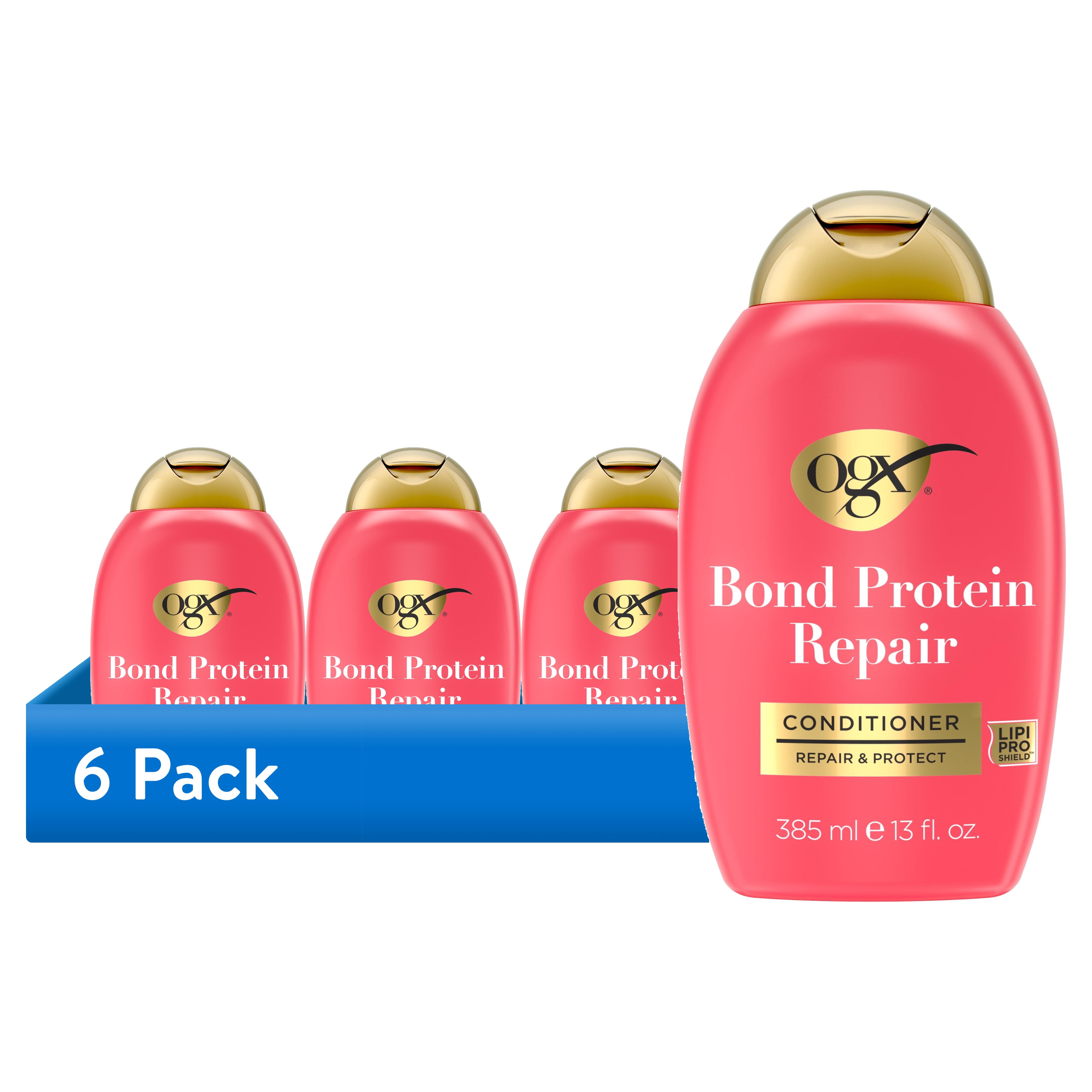 (6 pack) OGX Repair and Protect Bond Protein Repair Conditioner, 13 fl. oz