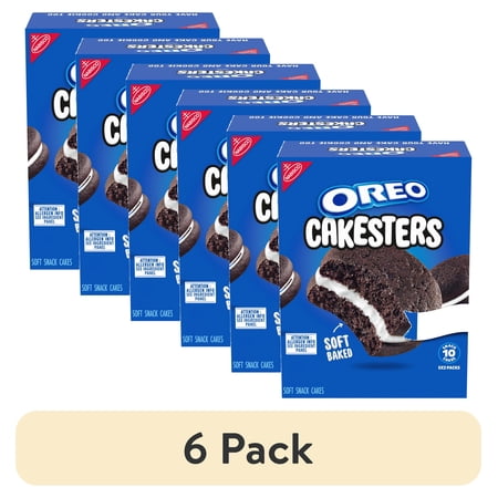 (6 pack) OREO Cakesters Soft Snack Cakes, 5 - 2.02 oz Snack Packs