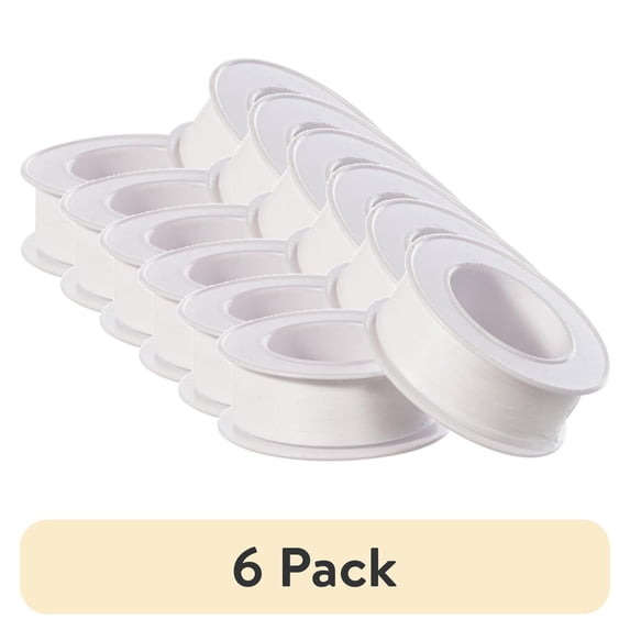 (6 pack) Oatey 1/2 in. x 260 in. PTFE Thread Seal Tape Value-Pack, Industrial Sealant