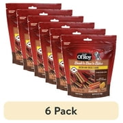 (6 pack) Ol' Roy Bark' N Bac 'N Bites Bacon Bites and Cheese Flavor Chewy Dog Treats, 4.5 oz