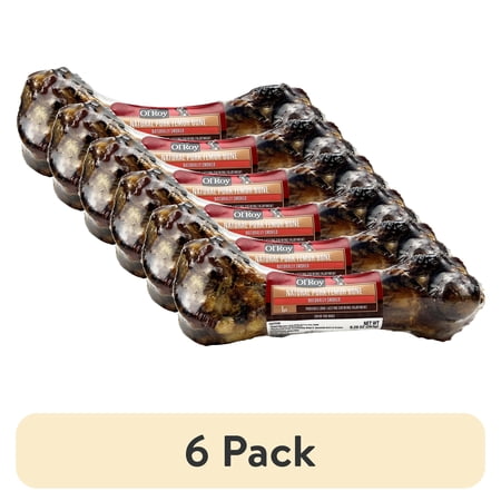 (6 pack) Ol' Roy Natural Pork Femur Chew for Dogs, 9.28 oz