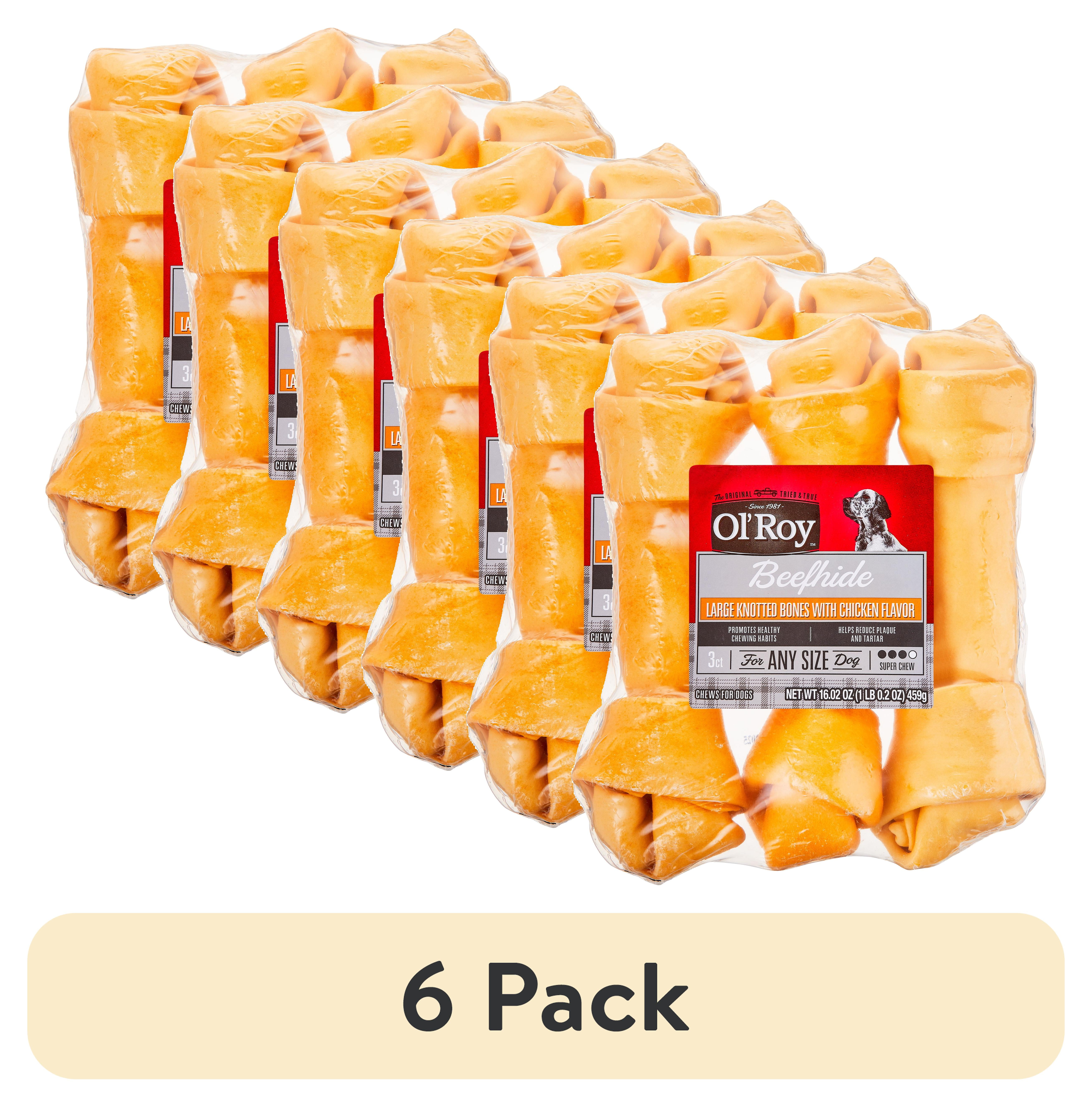 Ol' Roy Rawhide Chews (3) - Training treats for ecommerce