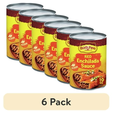 (6 pack) Old El Paso Medium Red Enchilada Sauce, 1 Ct., 10 oz.