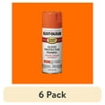 thumbnail image 1 of (6 pack) Orange, Rust-Oleum Stops Rust Protective Enamel Gloss Spray Paint-214084, 12 oz, 1 of 13
