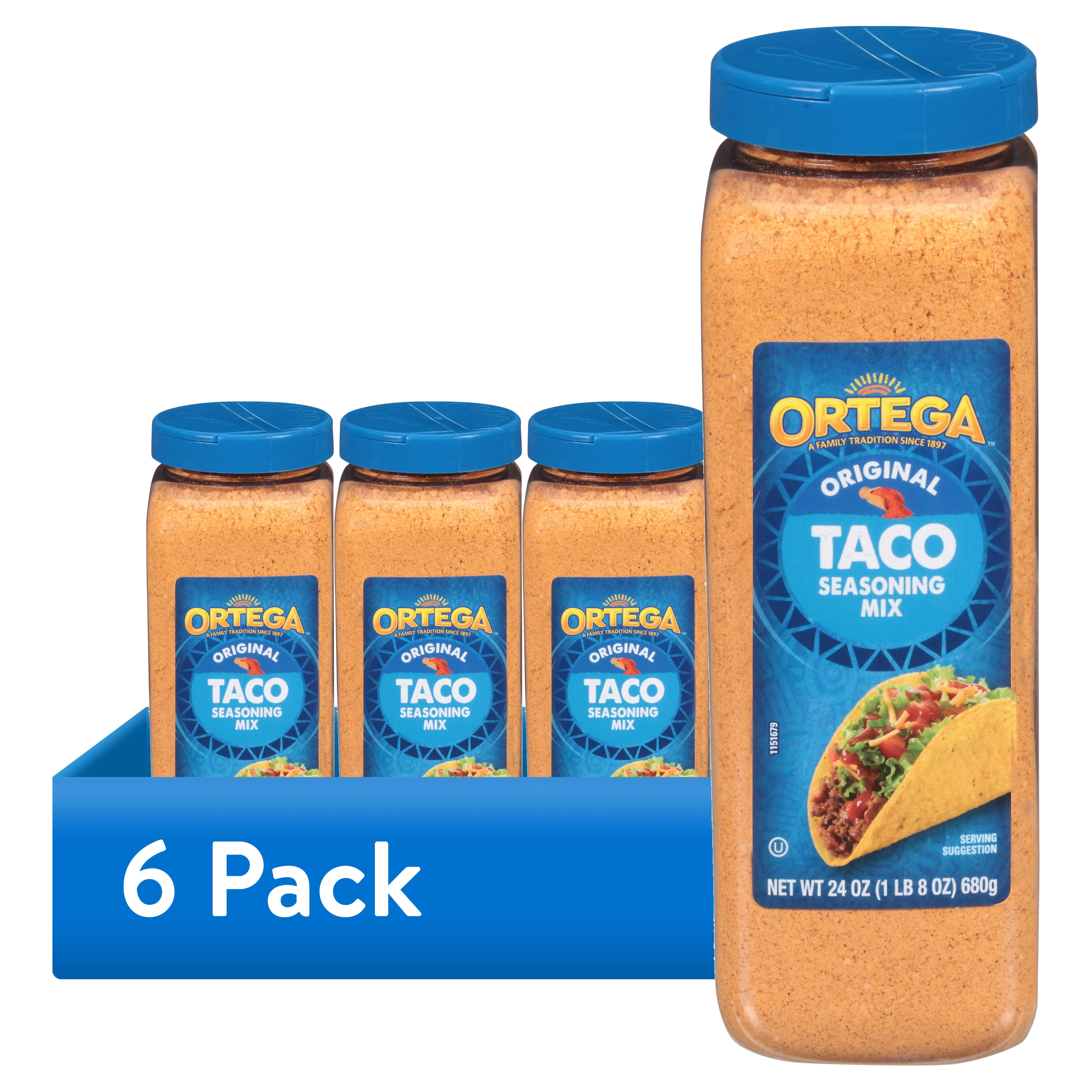 (6 pack) Ortega Original Taco Seasoning Mix, 24 oz