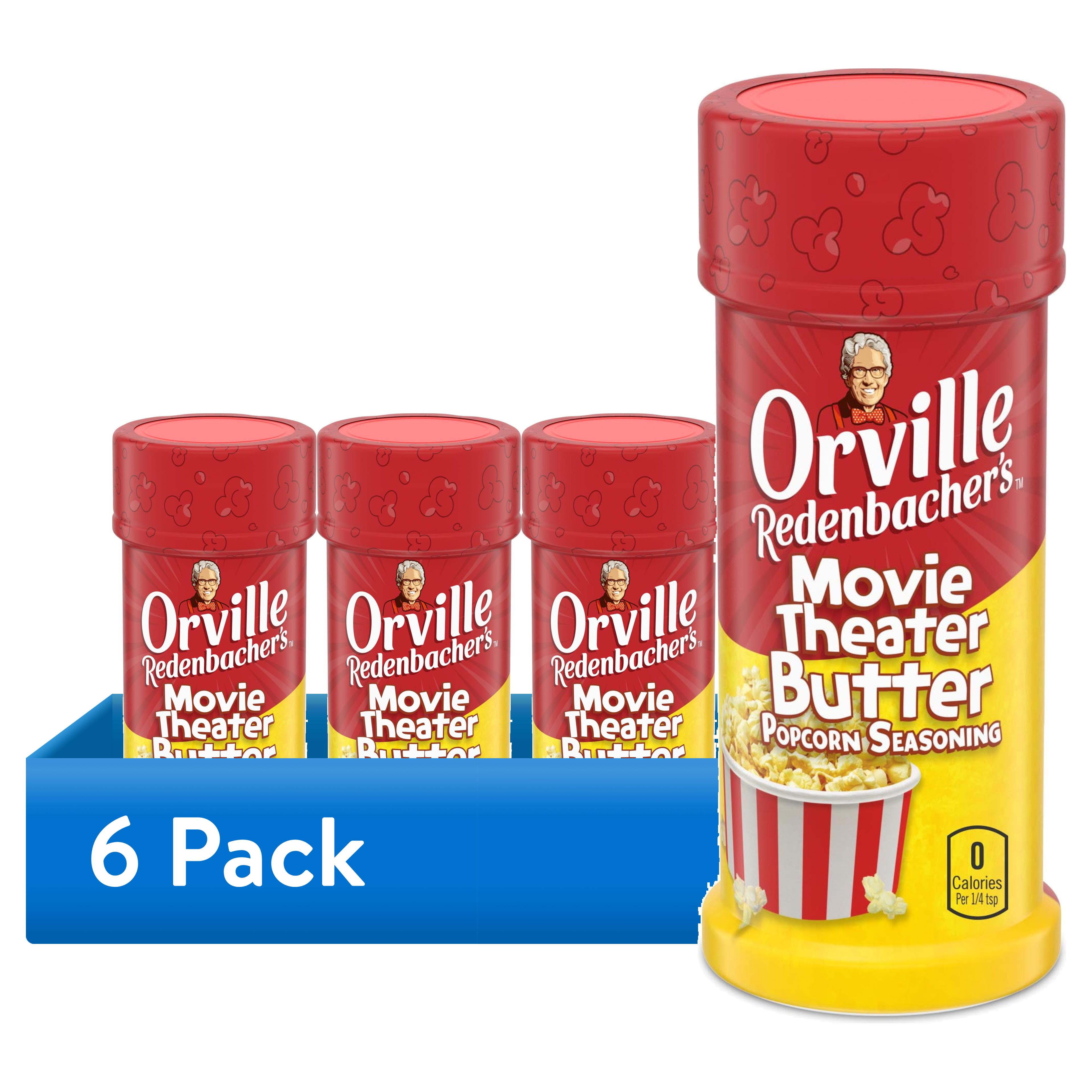 (6 pack) Orville Redenbacher's Movie Theater Butter Popcorn Seasoning, 2.4 oz