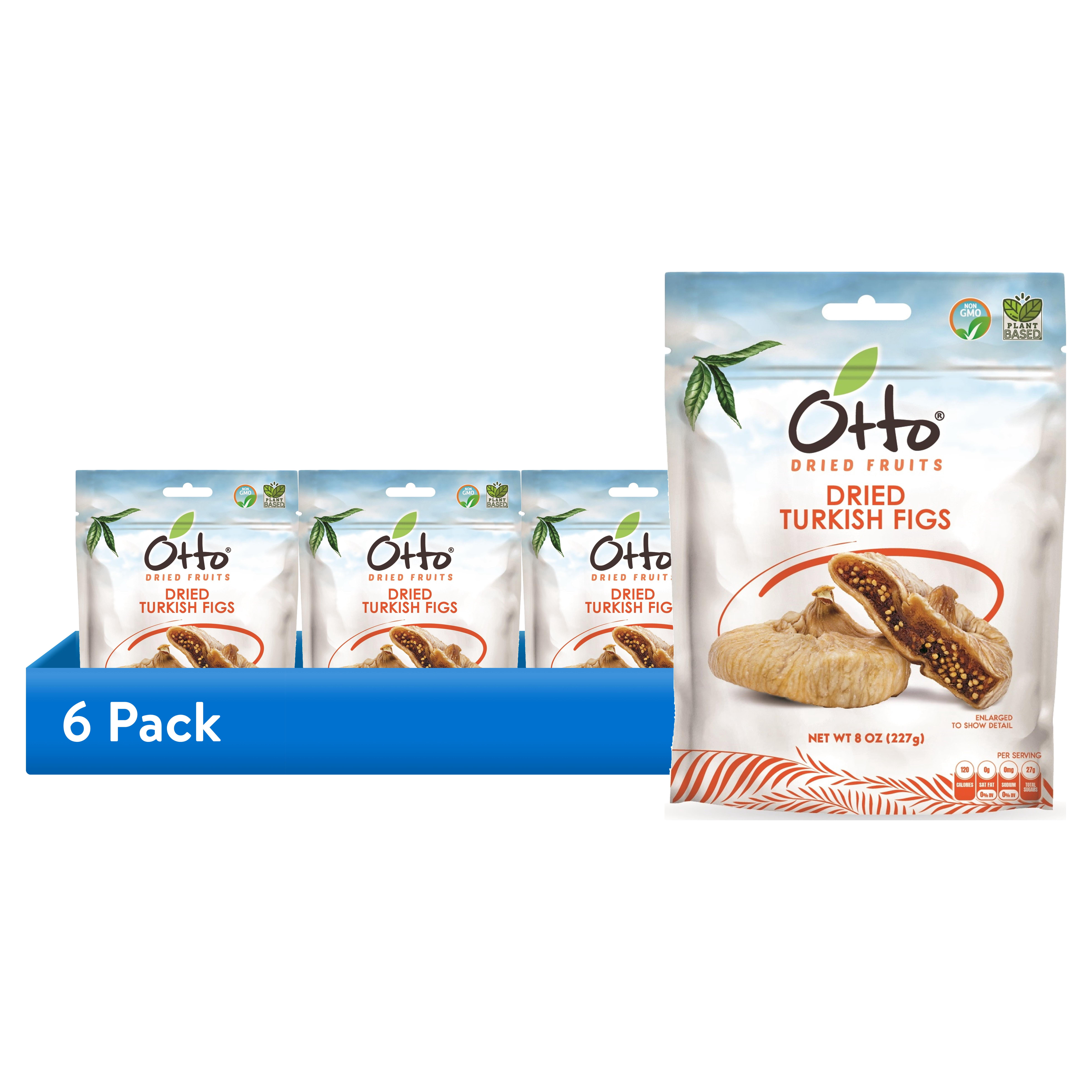 (6 pack) Otto Snacks Dried Turkish Figs - 8oz